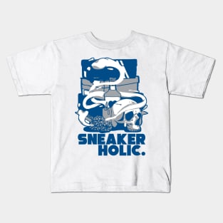 Sneaker Holic True Blue Retro Kids T-Shirt